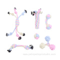 Bite molar interaction cotton rope dog chew toys